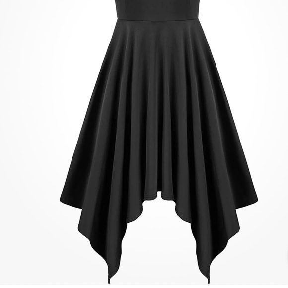 SCARLET DARKNESS Gothic Dress Lace Top Asymmetrical Hem medium NWT - Picture 10 of 10